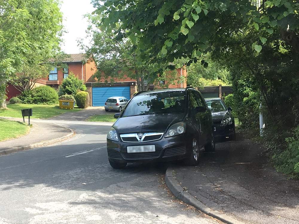 Parking on pavements is dangerous and can put pedestrians at risk - but is it illegal where you are?