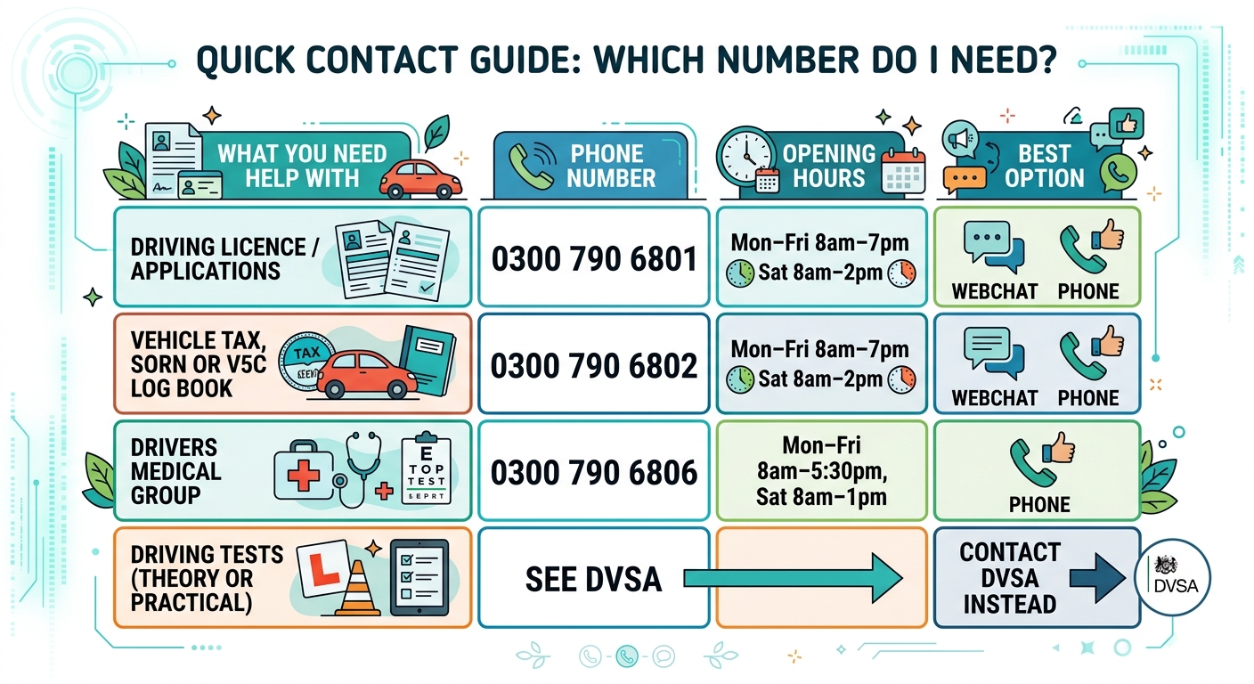 dvla contact guide