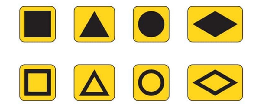 Emergency diverson symbols