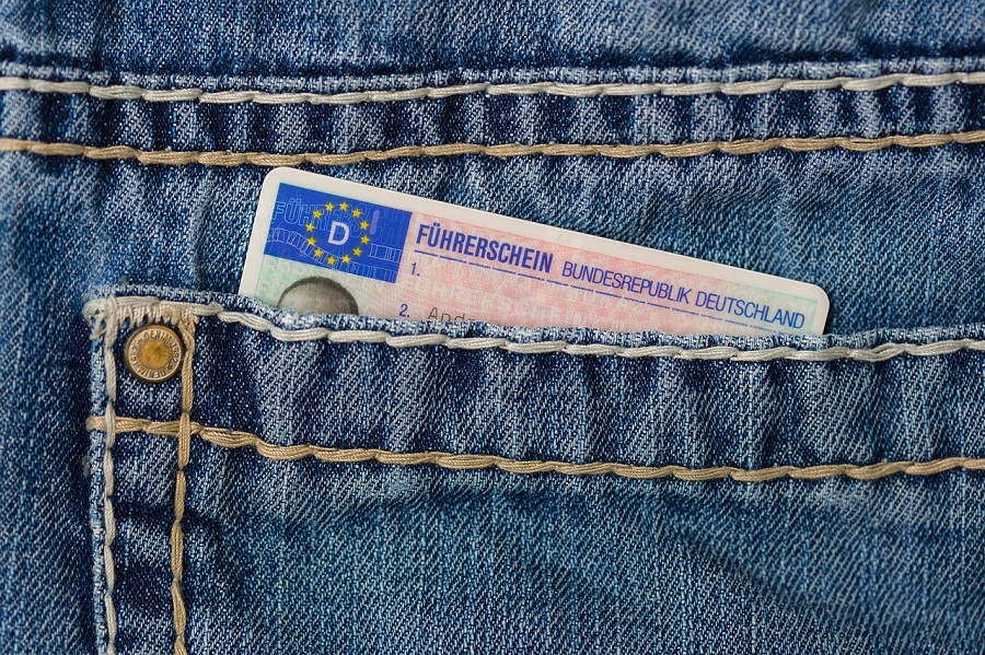 Photo of a German driving licence 