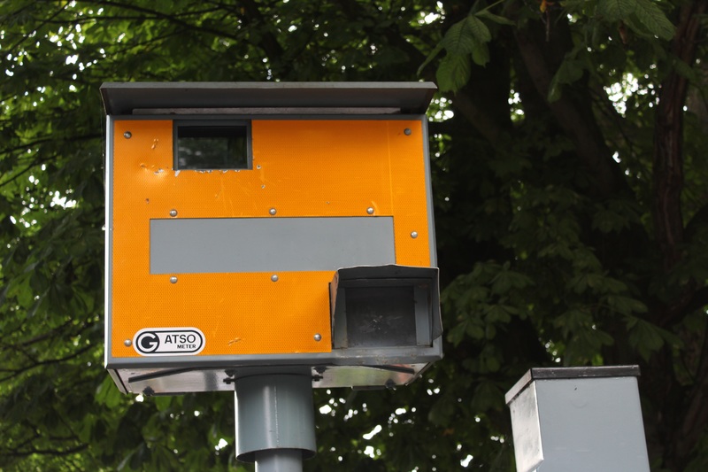 Speed camera giving out fines and penalty points on driving licences